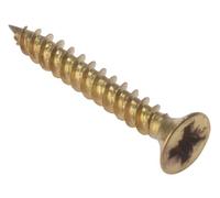 Bargainscrews Lot de 200 vis Pozi fraisées en laiton 1" x 8