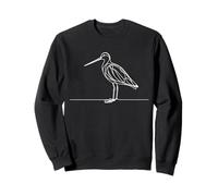 Barge rousse Linéaire Ornithologue Sweatshirt