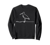 Barge rousse Linéaire Ornithologue Sweatshirt