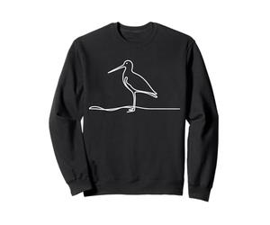 Barge rousse Linéaire Ornithologue Sweatshirt
