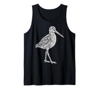 Barge Rousse Oiseau Oiseau De Rivage Ornithologue Amateur Débardeur