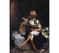 Bargue Bashi-bazouk Soldier Ottoman Empire Painting Unframed Wall Art Print Poster Home Decor Premium Soldat La peinture mur Affiche Accueil Déco