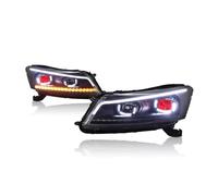 Barhbt Ensemble Phare Avant Phares Avant À DEL Avec Clignotants Dynamiques Pour Accord 8e Génération (2008-2012) Automobiles