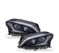 Barhbt Ensemble Phare Avant Phares Avant LED Full LED Avec Feux Jour Clignotants Intégrés Pour Benz Classe A W176 2013-2018 Kit Phares Plug And Play (1 Paire)(Original Xenon)