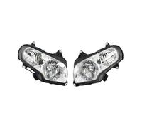 Barhbt Phare de moto Pour Goldwing 1800 GL1800 2001-2011 Ensemble De Phare Avant De Moto(Chrome)