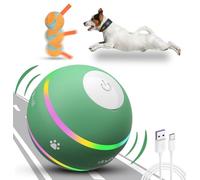 BARHOMO Balles pour chien, jouets interactifs de 3e génération pour chiots/chiens de petite, moyenne et grande taille, balle de tennis avec sangle à effet de roulement amélioré, jouet pour chien à