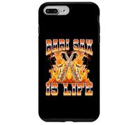 Bari Sax is Life Saxophone Player Instrument Saxophoniste Années 90 Coque pour iPhone 7 Plus/8 Plus