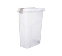 Trixie Baril de nourriture pour chien TR-24667, 25 L, hermétiquement verrouillable, transparent/blanc