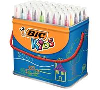 Baril de 48 feutres BIC Kids visaquarelle pointe pinceau