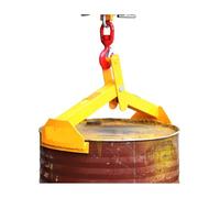 Baril De Pince De Tambour Vertical Jaune, Pince De Levage De Tambour D'huile, Capacité De 771 Lb, Chargement Rapide Et Facile, For Une Utilisation Industrielle