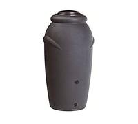 Baril de pluie 210L Aquacan Baby en plastique de couleur anthracite 59,6 (L) x 56 (l) x 118,3 (H) cm