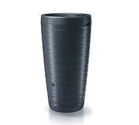 Baril de pluie 240L Baril de pluie en plastique Maze de couleur anthracite 59,3 (L) x 59,3 (l) x 111 (H) cm