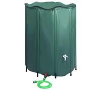 Baril de Pluie Pliant Cadre en PVC Économiseur d'Espace pour Collecte d'Eau de Jardin 1250L