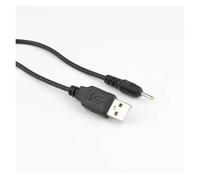 Baril de prise d'alimentation USB vers DC, converti en 2.5x0.7 mmmm/DC 2.5x0.7, blanc, noir, forme L, prise à Angle droit avec câble de connecteur de cordon(Black straight)