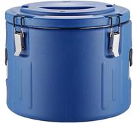 Baril De Riz Isolé Commercial De 20 L avec Un échappement Botton, Seau De Transport Réfrigéré, Récipient Glacé, Distributeur De Boissons pour Aliments Ou Boissons Froides Et Chaud, Blue