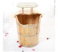 Baril en boisFonds de pieds en bois Bassin de pied Ménage Bain de pieds Spa en bois Tub50cmVatAcupuncturePoint MassagePédicureLavabo Pied Seau d'âgeMoyen-ÂgeSoins de santé des personnes âgéesCadeau