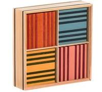 Kapla Coffret Octocolor 100 planchettes colorées – Jeu de construction en bois, dès 2 ans