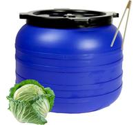 Baril plastique baril alimentaire baril choucroute avec couvercle 100 L + CLIPS EN BOIS