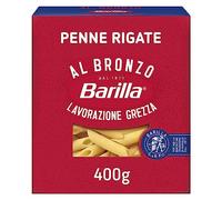 BARILLA AL BRONZO - Barilla Al Bronzo Pâtes Penne Rigate Tréfilage Au Bronze, 400G - 400G - Lot De 4 - Vendu Par Lot