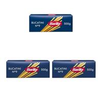 Barilla Classique - Bucatini n.9 à la semoule de blé dur toujours al dente - 500 g (Lot de 3)