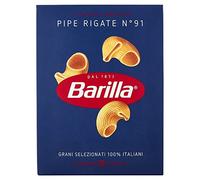 4X Pâte Barilla Pipe Rigate N.91 Pâte Semoule de Blé Dur Italien 4x500g