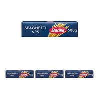 Barilla Classique - Spaghetti n. 5 à la semoule de blé dur toujours al dente - 500 g (Lot de 4)