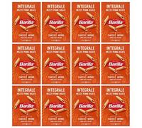 BARILLA Integrale Mezze Penne Rigate - Pâtes tubulaires complètes, pâtes penne 500g (6kg, Penne Rigate)