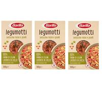 Barilla Legumotti Lenticchie Rosse e Piselli Lentilles rouges et pois Riche en protéines et fibres sans gluten 300 g