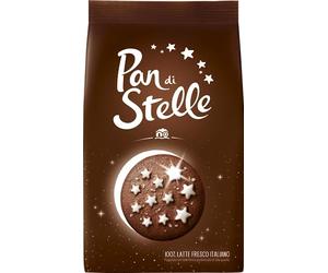 Barilla MULINO BIANCO - Biscuits Italiens Pan Di Stelle - Biscuits sablés au Chocolat - Sachet de 350 g