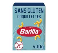 BARILLA - Pâtes Coquillettes Sans Gluten, Texture Légère et Fondante, Format 400g - Le Lot De 4