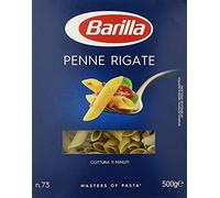 Barilla Pâtes Penne Rigate blé dur, 500 grammes, Italie