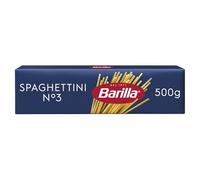 BARILLA - Pâtes spaghettini n°3 | Savoureux et onctueux | Idéal pour vos plats de pâtes raffinés | la boîte de 500g | LOT DE 4