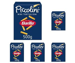 Barilla piccolini mini Tortiglioni 500g (Lot de 5)