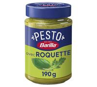 BARILLA - Sauce Pesto Basilic et Roquette, Saveur Fraîche et Aromatique pour vos Plats (190g) - Le Lot De 4
