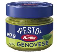 BARILLA - Sauce Pesto Genovese Monoportion 90G - Saveur italienne authentique pour vos pâtes - Prêt à déguster en 90g - Épicerie salée - Lot De 4