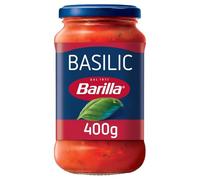 BARILLA - Sauce Tomates au Basilic Frais, Saveur Authentique et Onctueuse (Pot 400g) - Le Lot De 4