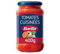 BARILLA - Sauce Tomates Cuisinées Savoureuse, Parfaite pour vos Plats Maison (Pot 400g) - Le Lot De 4