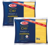 Barilla Selezione Oro Chef Spaghetti n° 5 Pâtes 3000g 2er Pack