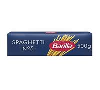 Barilla Spaghetti 24 paquet de 500 grammes / Qualité Premium d'Italie / Riche en protéines. 0.50 kg 500.00 ml