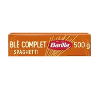 BARILLA - Spaghetti Blé Complet Intégral, Texture Al Dente et Saveur Authentique (500g) - Le Lot De 4