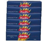Barilla Spaghettini numéro 3 pâtes de blé dur 500g pack de 6