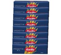 Barilla Spaghettini numéro 3 pâtes de blé dur 500g pack de 8