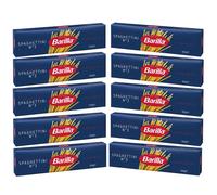 Barilla Spaghettini numéro 3 pâtes de blé dur 500g paquet de 10