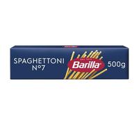 BARILLA - Spaghettoni N°7, Pâtes Authentiques à la Texture Ferme pour Repas Savoureux (500g) - Le Lot De 4