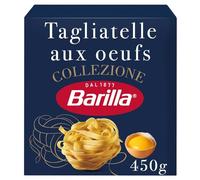BARILLA - Tagliatelles aux Œufs, Pâtes Fraîches au Goût Authentique, Texture Souple (450g) - Le Lot De 4