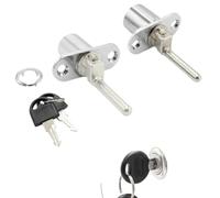 Barillet Boite Aux Lettres, Boite Aux Lettres Serrure à tiroir for Armoire, Bureau, Porte, Serrure Languette avec 2 clés, quincaillerie for Meubles(B)