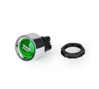 barillet d'allumage Bouton poussoir de démarrage de moteur de voiture 50 A, interrupteur sans clé, DC 12 V/24 V, petit bouton de démarrage de course, interrupteurs(Green)