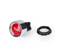 barillet d'allumage Bouton poussoir de démarrage de moteur de voiture 50 A, interrupteur sans clé, DC 12 V/24 V, petit bouton de démarrage de course, interrupteurs(Red)