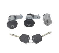 barillet de contact 94AGA22050DB 1004152 Compatible Avec Ford Pour Escort MK5 MK6 Ensemble Complet Interrupteur D'allumage Avant Gauche Droite Baril De Verrouillage De Porte(3PCS)