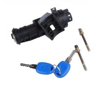 Barillet de démarrage Cylindre De Serrure D'allumage De Voiture Et 2 Clés Compatible Avec Fiat Pour Brava 1999 2000 2001 Pour Doblo 2000-2010 46819068 6066212